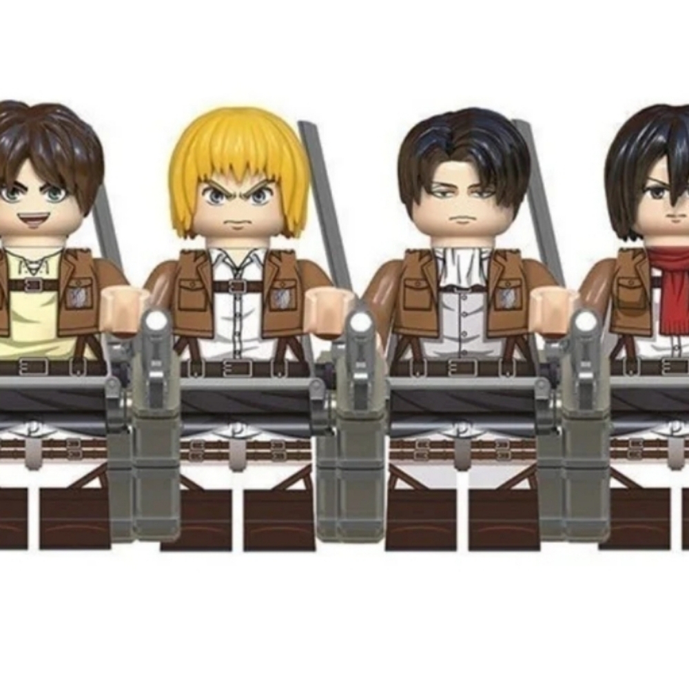 New Attack on the Titan 4 mini figure set